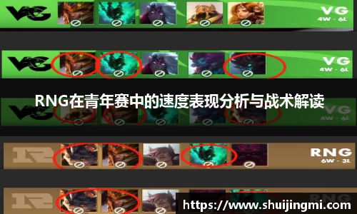 RNG在青年赛中的速度表现分析与战术解读